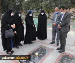 آئین غبار روبی ، عطر افشانی و زیارت مزار شهدا به مناسبت گرامیداشت هفته بسیج  4