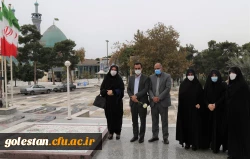 آئین غبار روبی ، عطر افشانی و زیارت مزار شهدا به مناسبت گرامیداشت هفته بسیج  7