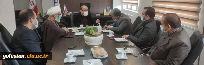 جلسه مهندس سنگدوینی نماینده مردم گرگان و آق قلا در مجلس شورای اسلامی با دکتر ثنائی سرپرست دانشگاه فرهنگیان گلستان  