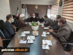 جلسه مهندس سنگدوینی نماینده مردم گرگان و آق قلا در مجلس شورای اسلامی با دکتر ثنائی سرپرست دانشگاه فرهنگیان گلستان   4