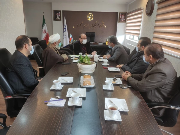 جلسه مهندس سنگدوینی نماینده مردم گرگان و آق قلا در مجلس شورای اسلامی با دکتر ثنائی سرپرست دانشگاه فرهنگیان گلستان   4