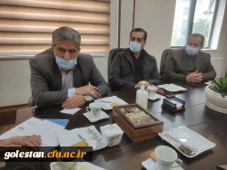 جلسه مهندس سنگدوینی نماینده مردم گرگان و آق قلا در مجلس شورای اسلامی با دکتر ثنائی سرپرست دانشگاه فرهنگیان گلستان   6