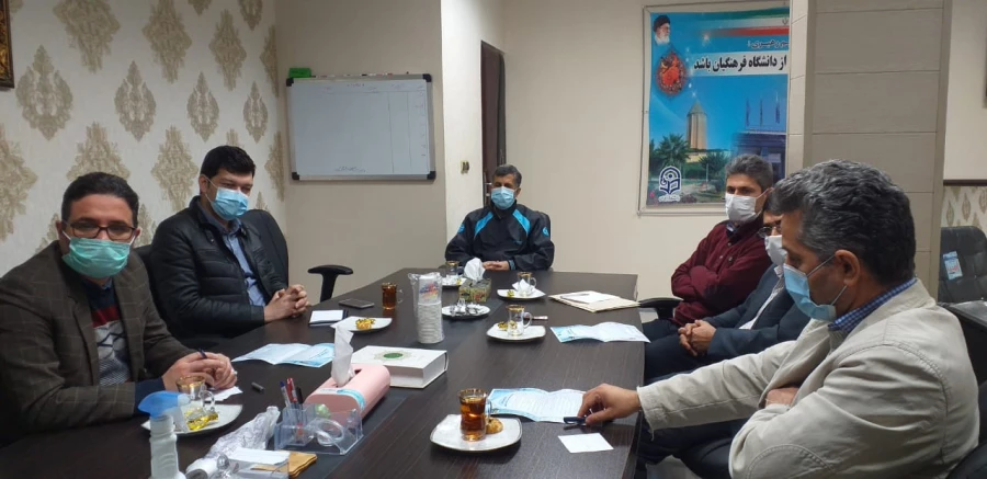 جلسه شورای اداری کارکنان واحد دانشگاهی شهید بهشتی گنبد کاووس با سرپرست این واحد دانشگاهی در خصوص بازگشایی دانشگاه: 3