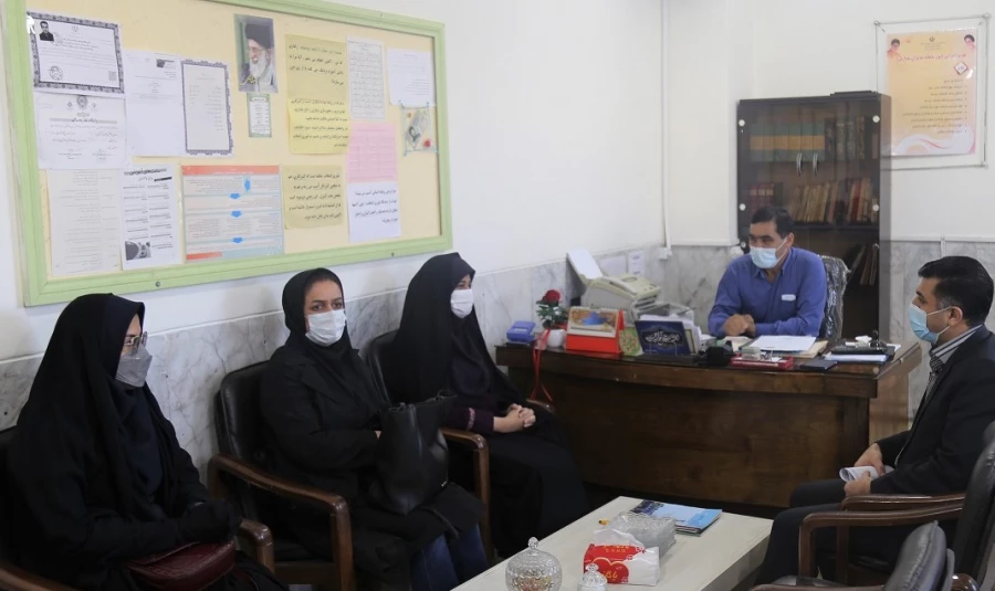 بازدید مسئولین پردیس امام خمینی (ره) گرگان از مدارس مجری طرح کارورزی 2