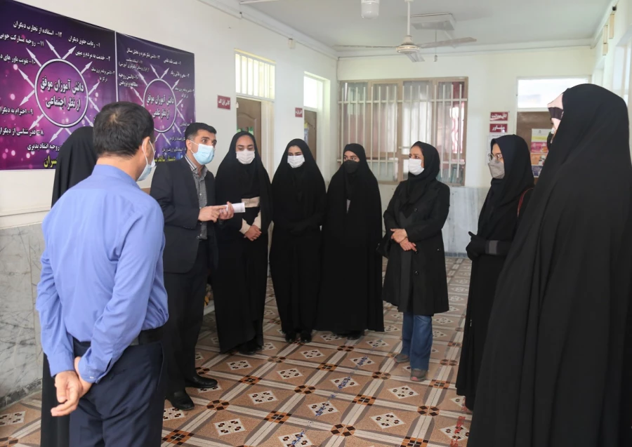بازدید مسئولین پردیس امام خمینی (ره) گرگان از مدارس مجری طرح کارورزی 2
