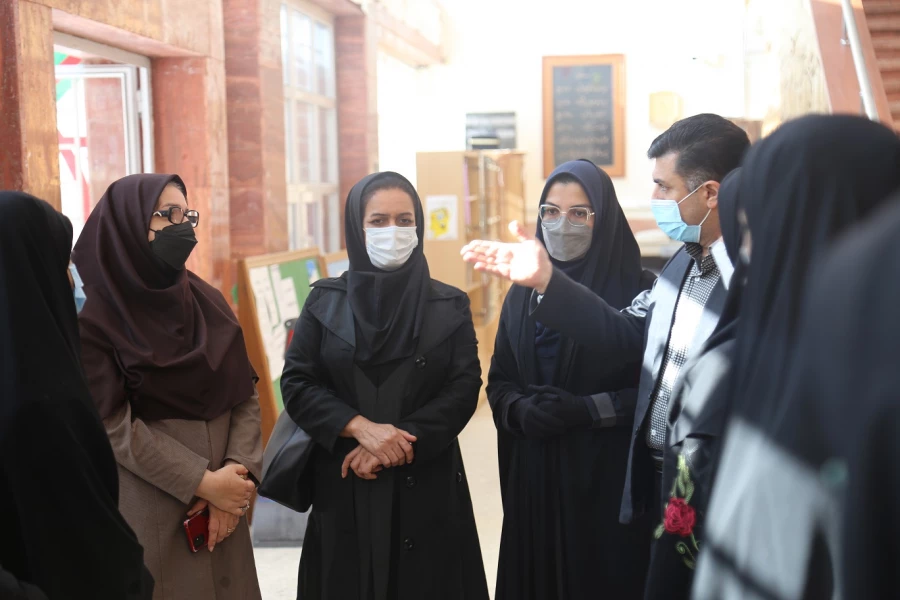 بازدید مسئولین پردیس امام خمینی (ره) گرگان از مدارس مجری طرح کارورزی 2