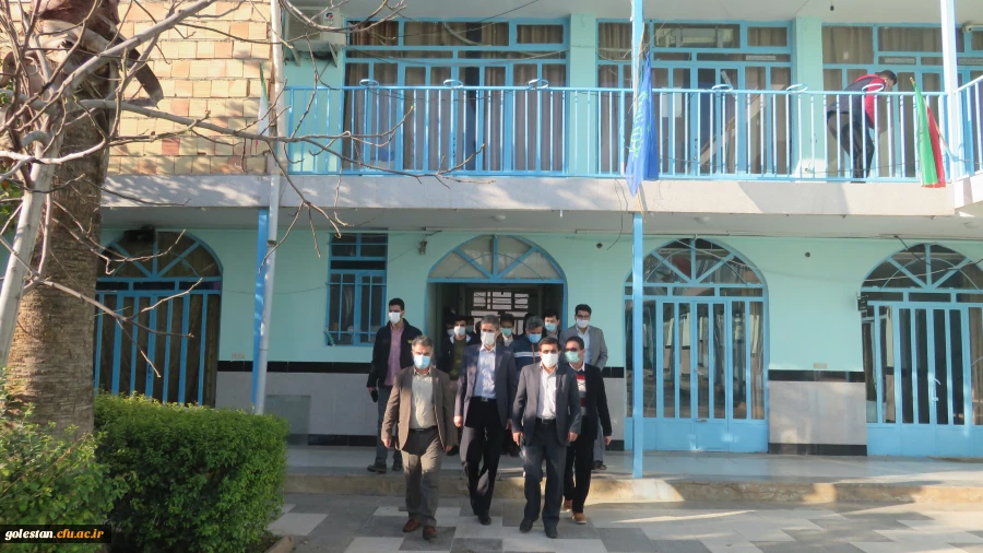 مراسم غبار روبی و عطر افشانی مزار شهید گمنام تدفین شده در حوزه علمیه منتظریه گنبد کاووس 2