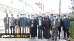 مراسم غبار روبی و عطر افشانی مزار شهید گمنام تدفین شده در حوزه علمیه منتظریه گنبد کاووس 6