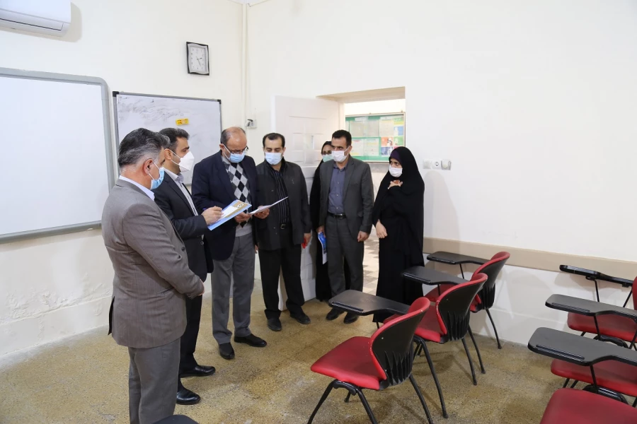 ارزیابی میزان آمادگی پردیس ها و مراکز دانشگاه فرهنگیان استان گلستان ، برای بازگشایی و حضوردانشجو معلمان در ترم آینده . 5