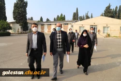 ارزیابی میزان آمادگی پردیس ها و مراکز دانشگاه فرهنگیان استان گلستان ، برای بازگشایی و حضوردانشجو معلمان در ترم آینده . 8