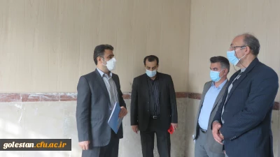بازدید از روند آماده سازی سراهای دانشجویی و فعالیت های عمرانی و ارزیابی میزان آمادگی واحد دانشگاهی شهید بهشتی برای بازگشایی و حضور دانشجو معلمان در ترم آینده 