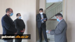 بازدید از روند آماده سازی سراهای دانشجویی و فعالیت های عمرانی و نیز ارزیابی میزان آمادگی واحد دانشگاهی شهید بهشتی گنبد کاووس برای بازگشایی و حضور دانشجو معلمان در ترم آینده  5