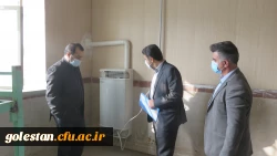 بازدید از روند آماده سازی سراهای دانشجویی و فعالیت های عمرانی و نیز ارزیابی میزان آمادگی واحد دانشگاهی شهید بهشتی گنبد کاووس برای بازگشایی و حضور دانشجو معلمان در ترم آینده  3