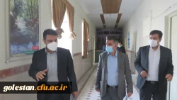 بازدید از روند آماده سازی سراهای دانشجویی و فعالیت های عمرانی و نیز ارزیابی میزان آمادگی واحد دانشگاهی شهید بهشتی گنبد کاووس برای بازگشایی و حضور دانشجو معلمان در ترم آینده  6