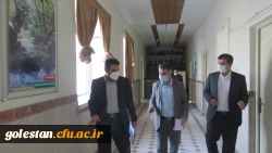 بازدید از روند آماده سازی سراهای دانشجویی و فعالیت های عمرانی و نیز ارزیابی میزان آمادگی واحد دانشگاهی شهید بهشتی گنبد کاووس برای بازگشایی و حضور دانشجو معلمان در ترم آینده  8