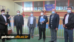 نشست اسماعیل اولی مدیر پشتیبانی تولید علم بومی معاونت پژوهشی ، به همراهی نوید ثنایی مدیریت امور پردیس های استان و نیز مهندس کمال الدین نظرنژاد مدیر کل آموزش و پرورش گنبد کاووس بامیردیلمی سرپرست واحد دانشگاهی گنبد کاووس 11