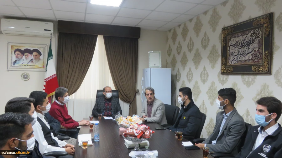 با حضور سرپرست مدیریت استان دکترنوید ثنایی و مسئول فرهنگی استان محمدصادقی و دبیران کانونهای و انجمن های علمی واحد دانشگاهی شهید بهشتی گنبد کاووس برگزار شد 2