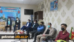 با حضور سرپرست مدیریت استان دکترنوید ثنایی و مسئول فرهنگی استان محمدصادقی و دبیران کانونهای و انجمن های علمی واحد دانشگاهی شهید بهشتی گنبد کاووس برگزار شد 5