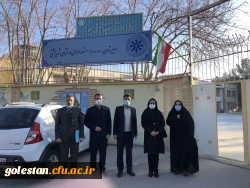 بازدید مسئولین کارورزی استان گلستان از مدارس استان خراسان شمالی 3