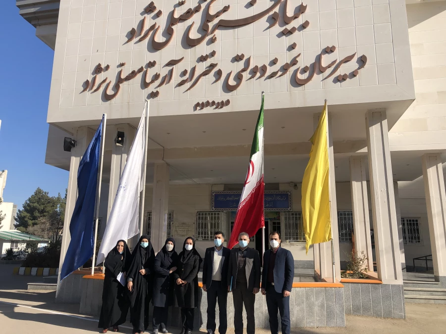 بازدید مسئولین کارورزی استان گلستان از مدارس استان خراسان شمالی 7