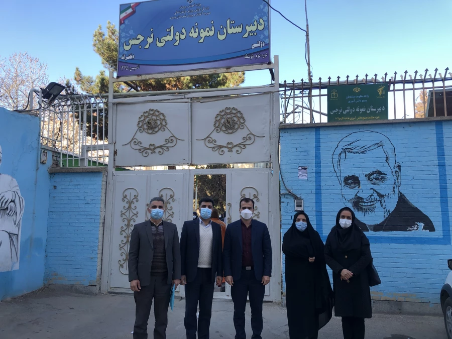 بازدید مسئولین کارورزی استان گلستان از مدارس استان خراسان شمالی 8