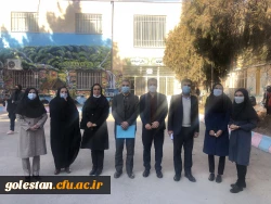 بازدید مسئولین کارورزی استان گلستان از مدارس استان خراسان شمالی 10