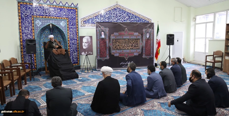 مراسم سوگواری و عزاداری شهادت بزرگ بانوی جهان اسلام حضرت فاطمه زهرا (س) و ادای احترام به سردار دلها حاج قاسم سلیمانی . 2