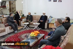 دیدار مسئولین مدیریت استان و پردیس آیت الله خامنه ای دانشگاه فرهنگیان با خانواده شهید والامقام محمدحسین لطفی 2