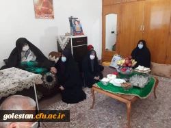 دیدار و تجلیل از مادر دانشجو معلم شهید حسین غلامی. 2