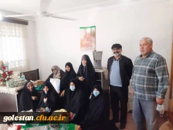 دیدار و تجلیل از مادر دانشجو معلم شهید حسین غلامی. 5