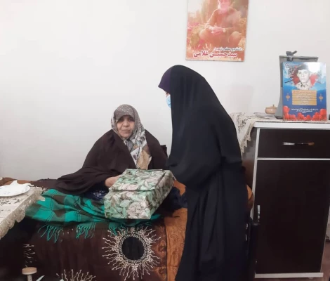دیدار و تجلیل از مادر دانشجو معلم شهید حسین غلامی. 6