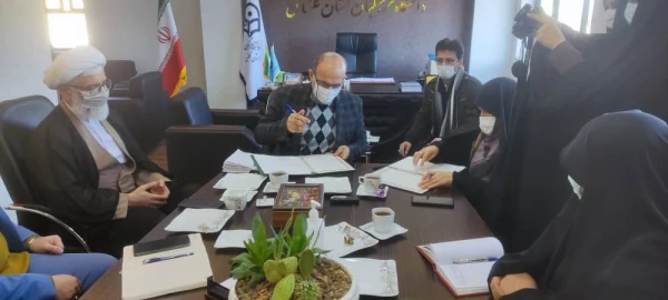 امضای تفاهم نامه همکاری دانشگاه فرهنگیان گلستان و حوزه علمیه خواهران 8