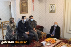 دیدار مسئولین مدیریت استان و پردیس آیت الله خامنه ای دانشگاه فرهنگیان با خانواده شهید والامقام احمد سبطی 2