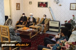 دیدار مسئولین مدیریت استان و پردیس آیت الله خامنه ای دانشگاه فرهنگیان با خانواده شهید والامقام احمد سبطی 3