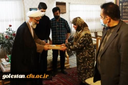 دیدار مسئولین مدیریت استان و پردیس آیت الله خامنه ای دانشگاه فرهنگیان با خانواده شهید والامقام احمد سبطی 4