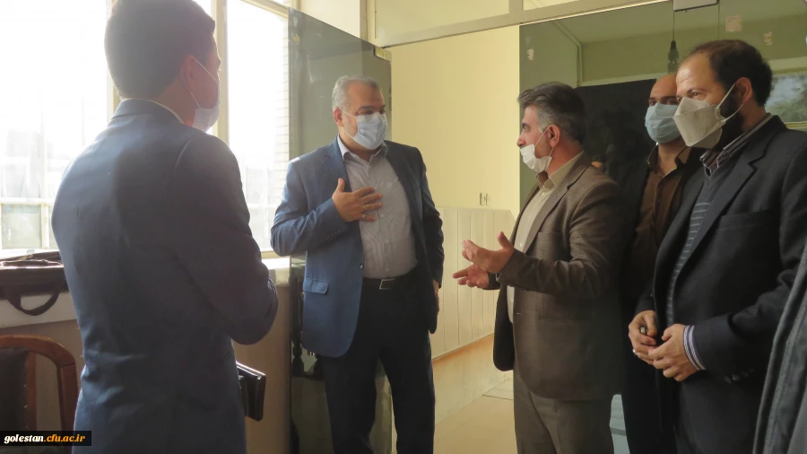 بازدید مهندس دهرویه معاونت استانداری و فرماندار ویژه گنبد کاووس از واحد دانشگاهی شهید بهشتی این شهرستان 12