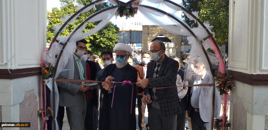 با حضور دکتر نوید ثنائی سرپرست دانشگاه فرهنگیان استان گلستان، حجت الاسلام و المسلمین دکتر علیرضارحیمی نژاد مسئول دفتر نهاد مقام معظم رهبری در دانشگاه فرهنگیان استان گلستان، مهندس جلال الدین تاج پور ریاست آموزش و پرورش شهرستان کلاله و سایر مدعوین انجام شد: