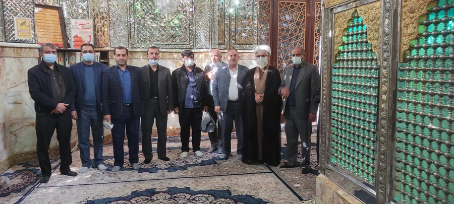 ادای احترام سرپرست دانشگاه فرهنگیان گلستان به شهدا در اولین روز کاری 7