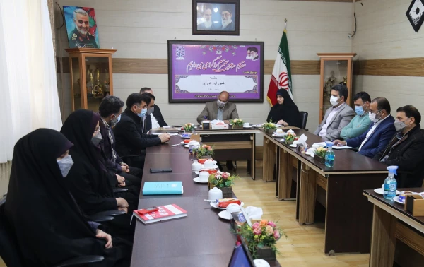 آخرین جلسه شورای اداری سال 1400 دانشگاه فرهنگیان پردیس امام خمینی(ره) گرگان. 2