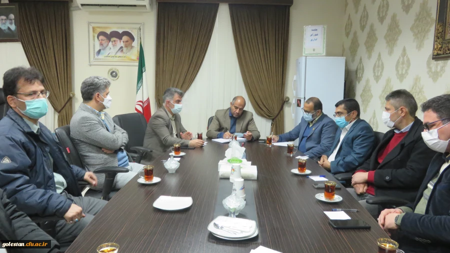 آخرین جلسه شورای اداری سال 1400 واحد دانشگاهی شهید بهشتی گنبد کاووس 2