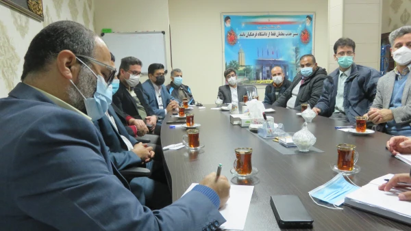 آخرین جلسه شورای اداری سال 1400 واحد دانشگاهی شهید بهشتی گنبد کاووس 4