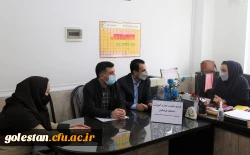 بازدید معاون آموزشی ، فرهنگی و پژوهشی دانشگاه فرهنگیان پردیس امام خمینی (ره) گرگان از مدارس مجری طرح کارورزی . 2