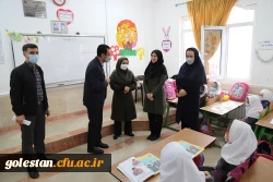 بازدید معاون آموزشی ، فرهنگی و پژوهشی دانشگاه فرهنگیان پردیس امام خمینی (ره) گرگان از مدارس مجری طرح کارورزی . 2