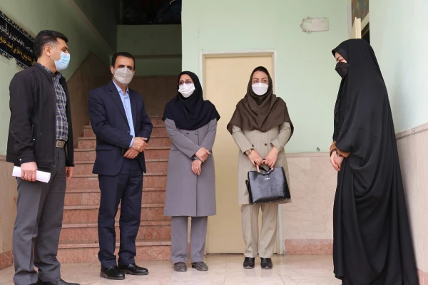 بازدید معاون آموزشی ، فرهنگی و پژوهشی دانشگاه فرهنگیان پردیس امام خمینی (ره) گرگان از مدارس مجری طرح کارورزی . 2