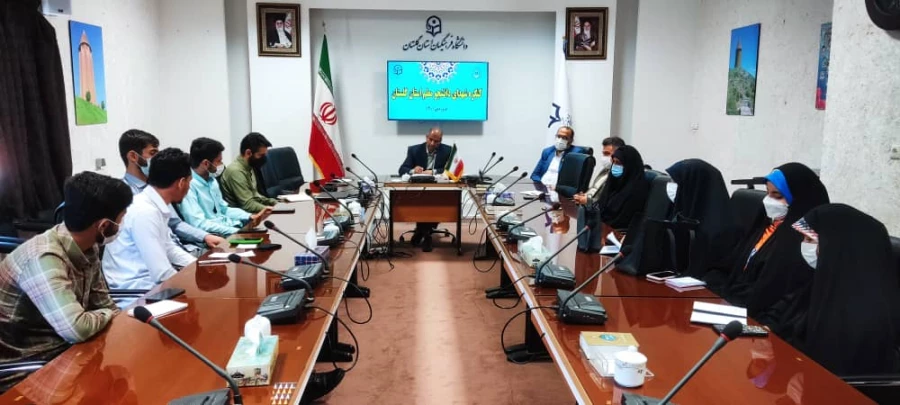 نشست صمیمی دکتر کیخا سرپرست دانشگاه فرهنگیان گلستان با اعضای دانشجویی کنگره شهدای دانشجو معلم 4