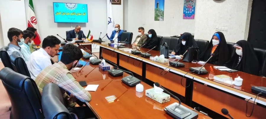 نشست صمیمی دکتر کیخا سرپرست دانشگاه فرهنگیان گلستان با اعضای دانشجویی کنگره شهدای دانشجو معلم 6