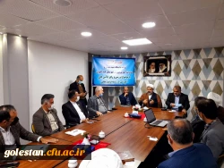 جلسه هم اندیشی سرپرست دانشگاه فرهنگیان گلستان با امام جمعه و فرماندار شهرستان گنبد برگزار شد. 3