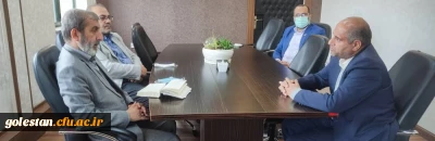 دیدار دکتر کیخا رئیس دانشگاه فرهنگیان گلستان با دکتر منتظری نماینده مردم گرگان و آق قلا در مجلس شورای اسلامی