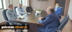 دیدار دکتر کیخا رئیس دانشگاه فرهنگیان گلستان با دکتر منتظری نماینده مردم گرگان و آق قلا در مجلس شورای اسلامی 5