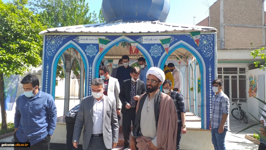 محفل انس با قرآن کریم و غبار روبی و عطر افشانی مزار شهید گمنام حوزه منتظریه گنبد کاووس  2